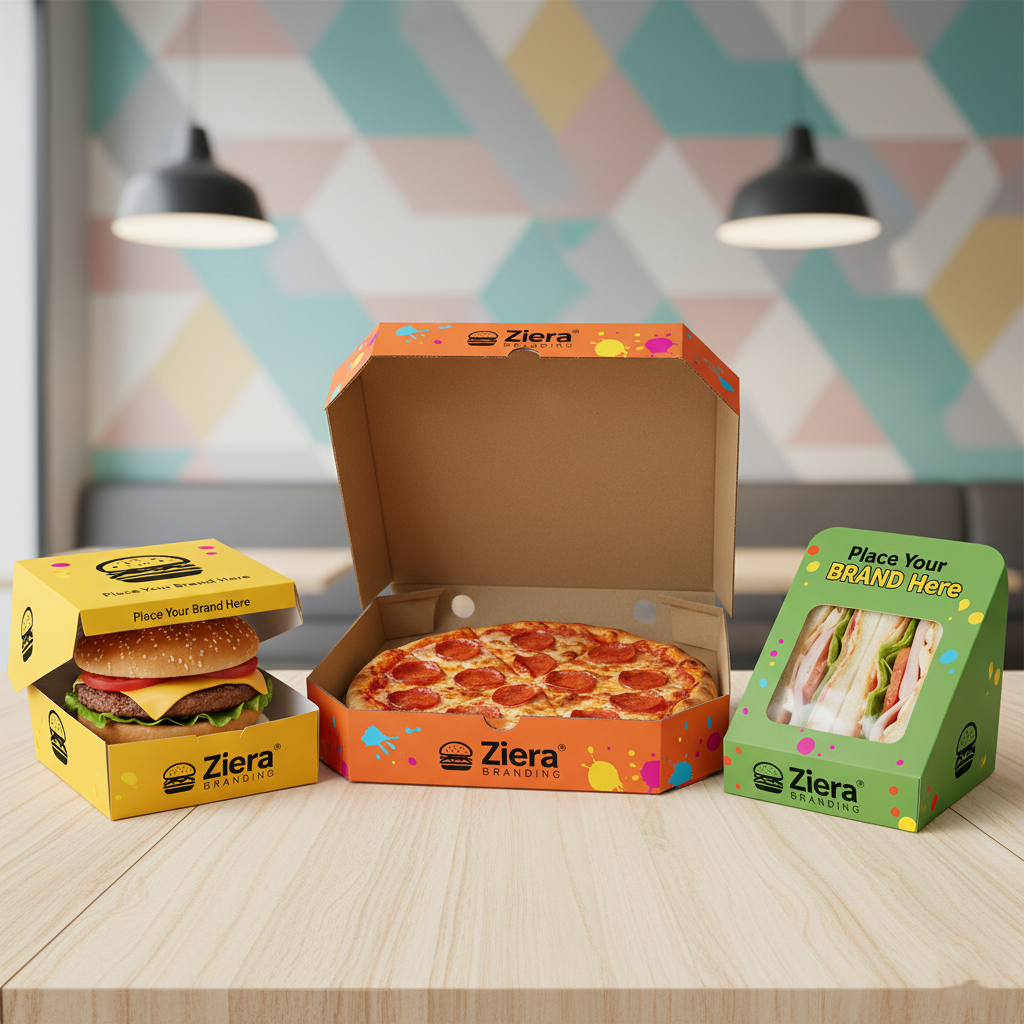 Pizza, Burger & Sandwich Boxes